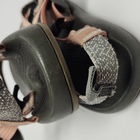 Chaco Zx/1 Pink & Gray Sandals Kids Size 2 - Picture 6 of 7